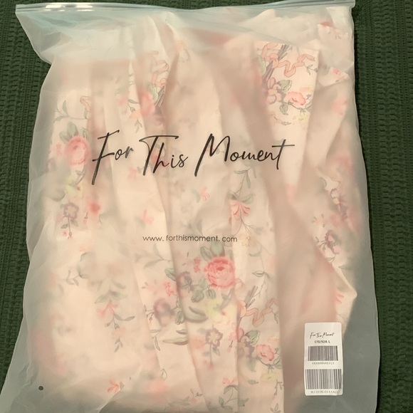 For This Moment Cottagecore Romantic Renaissance Tea Rose Milk Maid Dress Large - Picture 10 of 10